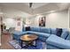 Spacious living room with comfortable seating and accent lighting at 4905 Village Green Dr, Roswell, GA 30075