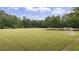 Large, open soccer field with well-maintained green grass and soccer goals, perfect for recreational activities and sports at 161 Highgrove Dr, Suwanee, GA 30024