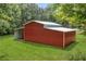 Outbuilding with shed roof overhang offers versatile outdoor storage options at 425 Chadwick Pl, Canton, GA 30114