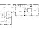 Detailed floor plan outlining the layout of the home's rooms and dimensions, helpful for visualizing space at 679 Creek View Dr, Lawrenceville, GA 30044