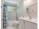 Nicely updated bathroom with decorative mirror, and updated vanity at 2172 Se Wakita Se Dr, Marietta, GA 30060
