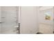 Clean bathroom featuring a shower-tub combo, white marble tile floor, and modern fixtures at 625 Kimberwick Dr, Locust Grove, GA 30248
