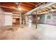 Unfinished basement featuring concrete floors and exposed duct work at 3006 Alberta Dr, Marietta, GA 30062
