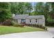 Charming single-story home with a landscaped front yard and inviting blue door at 3006 Alberta Dr, Marietta, GA 30062