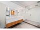 Modern bathroom featuring double sinks, a large mirror, and a glass-enclosed shower at 265 Tara Trl, Atlanta, GA 30327