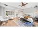 Serene main bedroom featuring hardwood floors and stylish decor and lighting at 265 Tara Trl, Atlanta, GA 30327