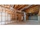 Unfinished basement with exposed framing, concrete floor, and visible ductwork at 980 Windsor Place Cir, Grayson, GA 30017