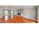Open-concept living room with a unique fireplace and lots of natural light at 1477 Triple Creek Nw Ct, Kennesaw, GA 30144