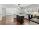Modern kitchen with center island and stainless steel appliances at 3544 Chestatee Dr, Marietta, GA 30062