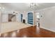 Spacious living room with hardwood and carpet floors at 3544 Chestatee Dr, Marietta, GA 30062