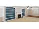 Open living room with fireplace and built-in shelving at 3544 Chestatee Dr, Marietta, GA 30062