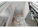Bright, soaring two-story foyer with a view of the second-floor landing and stairs at 3642 Fowler Rdg, Douglasville, GA 30135