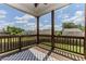 Inviting covered deck overlooking a well-maintained backyard, perfect for outdoor relaxation at 431 Hinton Farm Way, Dacula, GA 30019