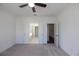 This bedroom offers an ensuite bathroom with double doors and a closet at 502 Healy Dr # 76, Cumming, GA 30040