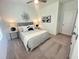 Bedroom with soft carpet and modern decor at 502 Healy Dr # 76, Cumming, GA 30040