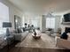 Bright, open living room with hardwood floors, neutral furniture, and large windows for plenty of natural light at 502 Healy Dr # 76, Cumming, GA 30040