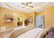 Large main bedroom featuring entry to bathroom, walk in closet and neutral tones at 275 Blue Pointe Ct, Suwanee, GA 30024