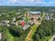 Aerial view of charming townhome community with lush green surroundings and tree lined streets at 3786 Alstead Manor Way, Suwanee, GA 30024