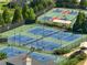 Multiple tennis courts with night lighting, close to the clubhouse, offering a great amenity for residents at 3786 Alstead Manor Way, Suwanee, GA 30024