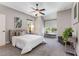 Bedroom offers abundant natural light with a seating area near the window at 504 S Westminster Ne Way, Atlanta, GA 30307