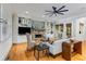 Comfortable living room with a fireplace, built-in shelves, and lots of natural light at 504 S Westminster Ne Way, Atlanta, GA 30307