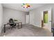 Bright office space features a neutral color scheme and connected ensuite bathroom at 504 S Westminster Ne Way, Atlanta, GA 30307