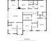 Upstairs floor plan displaying bedrooms, bathrooms, laundry room and closet spaces in the home at 132 Shellbark Dr, Mcdonough, GA 30252