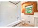 Bathroom with tiled walls and flooring at 2595 Woodhill Cir, Atlanta, GA 30344