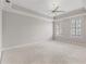 Spacious and bright bedroom with neutral paint, carpet and base trim at 850 Piedmont Ne Ave # 3304, Atlanta, GA 30308