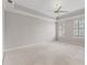 Bright and airy bedroom with a tray ceiling and a ceiling fan at 850 Piedmont Ne Ave # 3304, Atlanta, GA 30308