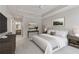 Bedroom featuring a ceiling fan, base trim and windows allowing for ample natural light at 850 Piedmont Ne Ave # 3304, Atlanta, GA 30308