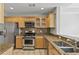 Kitchen features stainless steel appliances, granite countertops, and ample cabinet space at 850 Piedmont Ne Ave # 3304, Atlanta, GA 30308