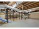 Unfinished basement area with exposed ceiling and utilities at 3180 Rehoboth Dr, Decatur, GA 30033
