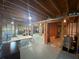 Spacious unfinished basement with exposed beams and potential for various uses at 388 Golf Crest Dr, Acworth, GA 30101