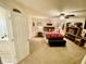 Bedroom with carpeted floor, ceiling fan, and two windows at 388 Golf Crest Dr, Acworth, GA 30101