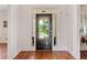 Elegant front door with decorative glass and sidelights, set in a bright, inviting entryway at 388 Golf Crest Dr, Acworth, GA 30101