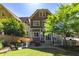 Large backyard with patio, fire pit, dining, outdoor kitchen; great for gatherings at 891 Paoli Se Ave, Atlanta, GA 30316