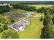 Aerial view of the community's walking trails, bridge, and parking amenities at 4044 Spring Cove Dr, Duluth, GA 30097