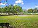 Inviting community park features lush green lawn, mature shade trees, and walking paths at 4044 Spring Cove Dr, Duluth, GA 30097