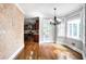 Charming breakfast nook adjacent to the kitchen, offering natural light and scenic views at 740 Creek Wind Ct, Duluth, GA 30097
