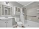 Cozy bathroom featuring updated fixtures and walk in shower at 15 Porter Cir, Hampton, GA 30228