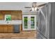 Modern kitchen equipped with stainless steel appliances at 15 Porter Cir, Hampton, GA 30228