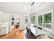 Dining room with access to the back deck at 8250 Saint Marlo Fairway Dr, Duluth, GA 30097