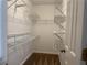 A walk-in closet with wire shelving providing storage solutions at 1280 Waterwood Dr, Loganville, GA 30052