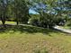 Sloping yard with scattered sunlight filtering through the trees at 1280 Waterwood Dr, Loganville, GA 30052