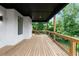 Spacious deck with wood flooring and railings perfect for relaxing outdoors at 1604 Niskey Lake Rd, Atlanta, GA 30331