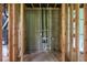 Unfinished basement with concrete walls and wood framing ready for customization at 1604 Niskey Lake Rd, Atlanta, GA 30331