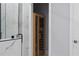 Enclosed sauna with glass door and marble tile walls is ready to enjoy and relax at 1604 Niskey Lake Rd, Atlanta, GA 30331