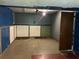 Unfinished basement with painted walls and a door at 816 Cedar Lake Se Dr, Conyers, GA 30094