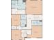 Upstairs layout with primary bedroom, laundry, and multiple baths at 935 Grove Valley Drive Dr, Cumming, GA 30041